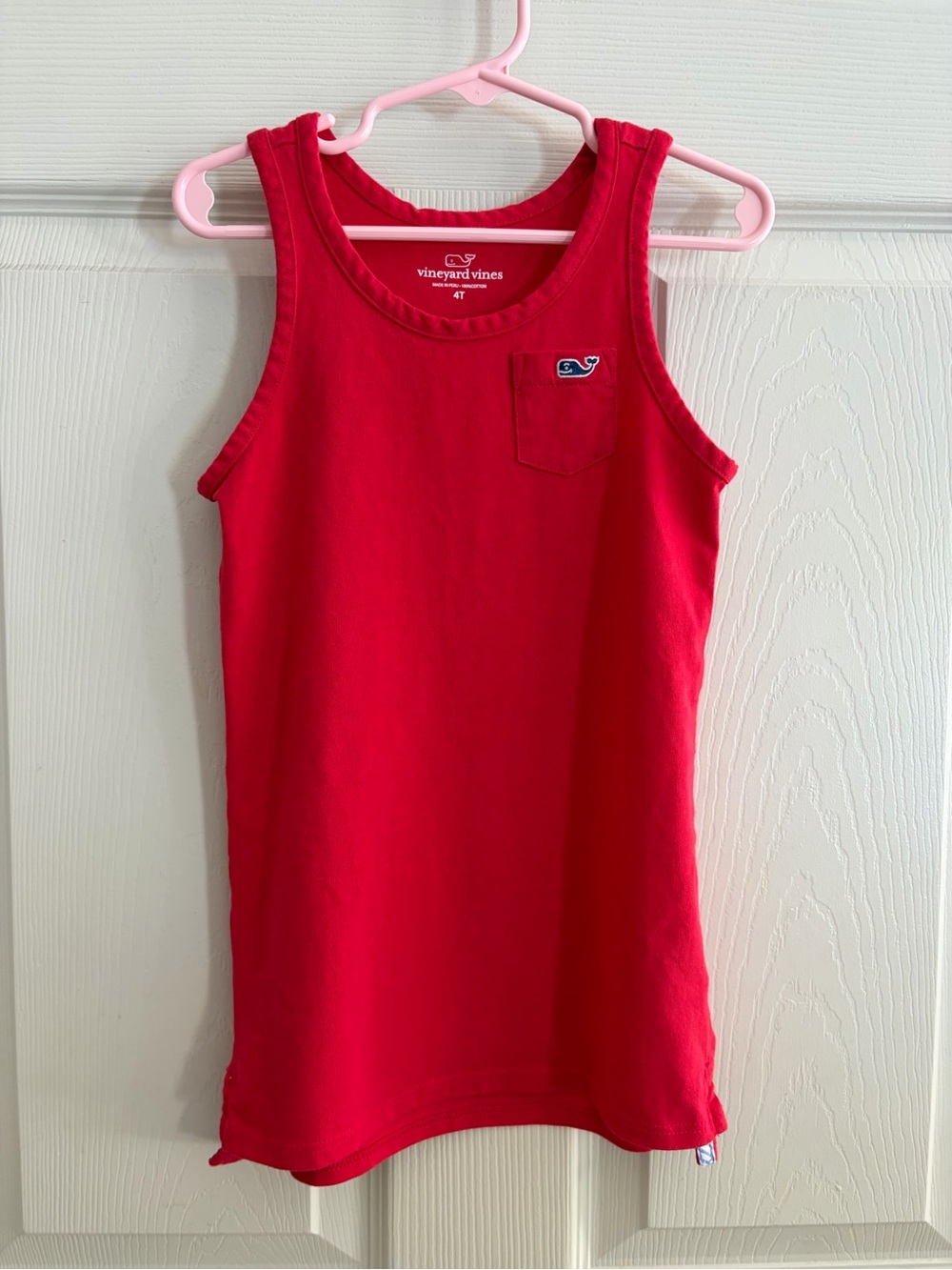 Vineyard Vines Toddler Girls' Red Tank Dress
